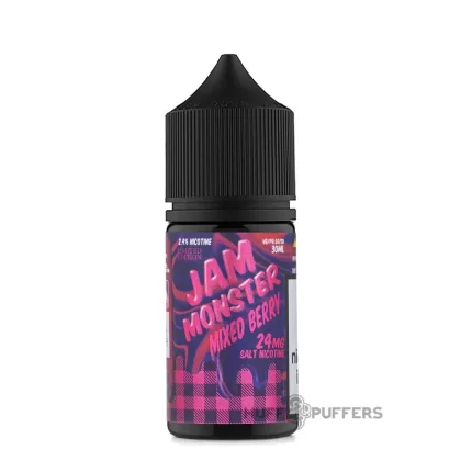 Jam Monster Salt – Mixed Berry 30mL - Nicotine Strength#24mg>48mg