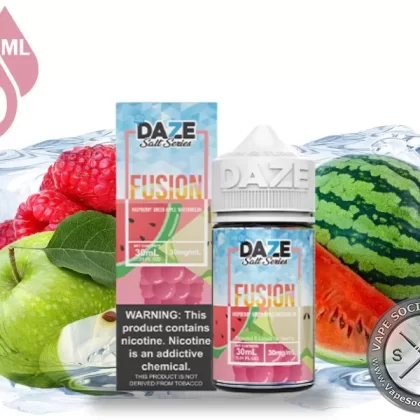 Raspberry Green Apple Watermelon Iced 7 Daze Fusion Salt 30ml