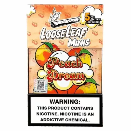 LooseLeaf Mini’s Peach Dream - Product#Peach Dream~Packaging#8 Packs of 5>Single Pack of 5