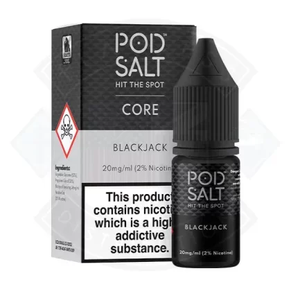 Pod Salt Core – Blackjack 10ml - Size#11mg>20mg>5mg