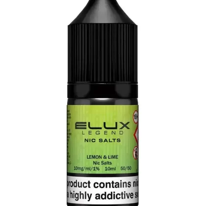 Elux Legend Lemon & Lime Nic Salt Vape Juice