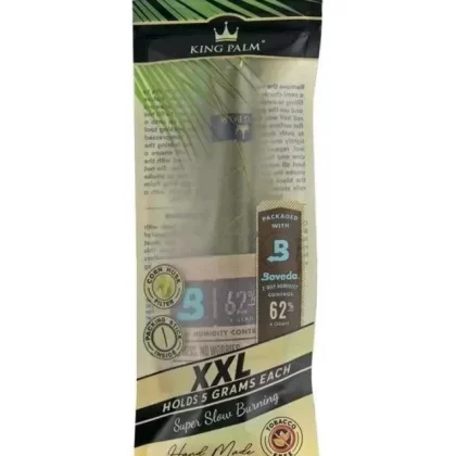 King Palm XXL Natural Pre-Rolled Cone w/ Boveda Pack