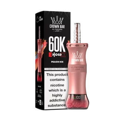 Peach Ice Al Fakher Crown Bar Vape 60K