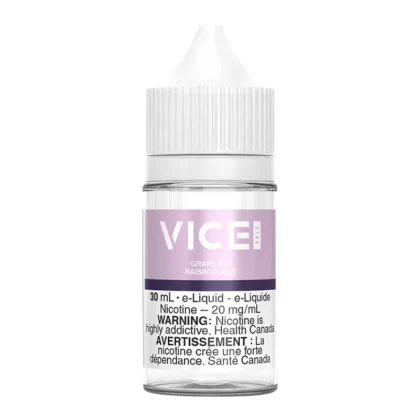 Vice Salt Nic E-Liquid - Grape Ice 30ml - 20mg/ml