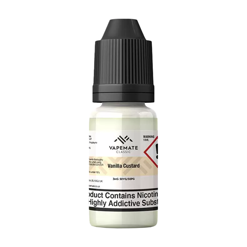 Vapemate Classic Vanilla Custard 10ml - 70VG / 30PG / 3mg - Ecigwizard