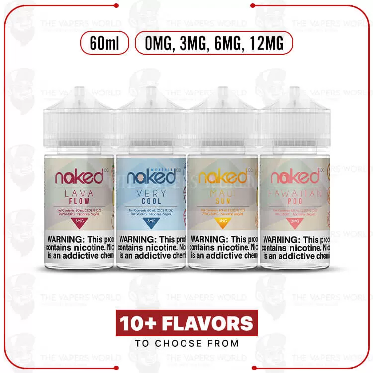 Naked 100 E-Liquid Vape Flavors 60ml - Thevapersworld