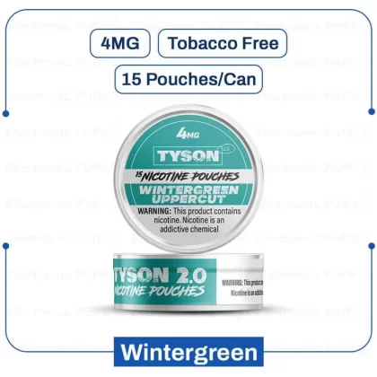 Buy Tyson 2 Wintergreen Nicotine Pouch 4mg | Electronicpuffs - Vape Store