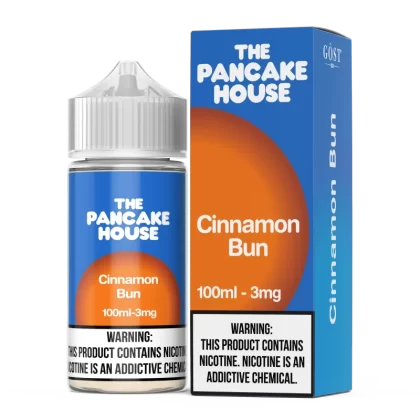 THE PANCAKE HOUSE by GOST VAPOR - Cinnamon Bun - 100ML E-Liquid - 0MG
