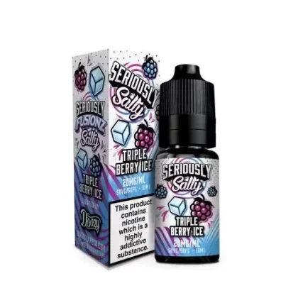 Triple Berry Ice Nic Salt E-Liquid by Seriously Salty Fusionz - Bottle Size#10ml20mg>10mg>5mg