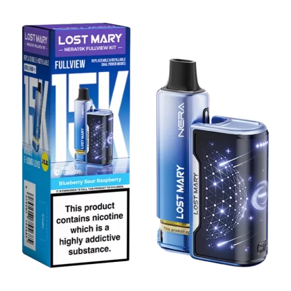 Lost Mary NERA15K Kit - Blueberry Sour Raspberry - Vapeshop Co