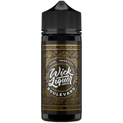 WICK LIQUOR BOULAVARD 100ML SHORTFILL E-LIQUID