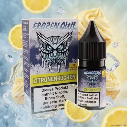 Frozen OWL Nikotinsalz Liquid – Zitronenkuchen - Vapebazar