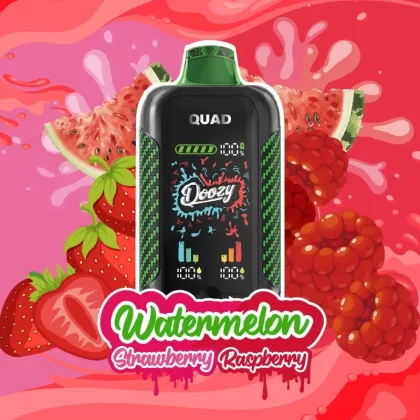 DOOZY QUAD Disposable Vape – Watermelon Strawberry & Watermelon Raspberry