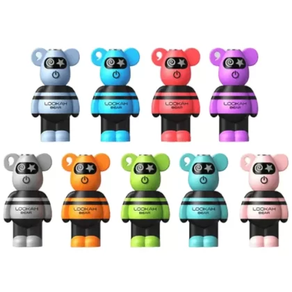 Lookah | Bear - Color#Pink>Red>Dark Blue>Cyan>Green>Orange>Grey>Purple>Blue Tie Dye>Purple Tie Dye>Yellow Tie Dye>Rainbow>Pink Tie Dye (B72D13)