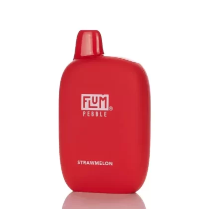 Strawmelon Flum Pebble 6000 Puffs Rechargeable Disposable Vape 14ML - Vape Store