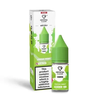 CRYSTAL CLEAR FRESH MINT 10ML NIC SALT E-LIQUID