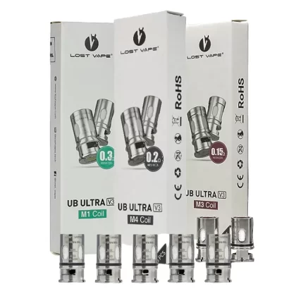UB Ultra Replacement Coils 5 Pack By Lost Vape
