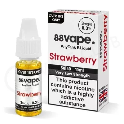 Strawberry E-Liquid by 88Vape Any Tank