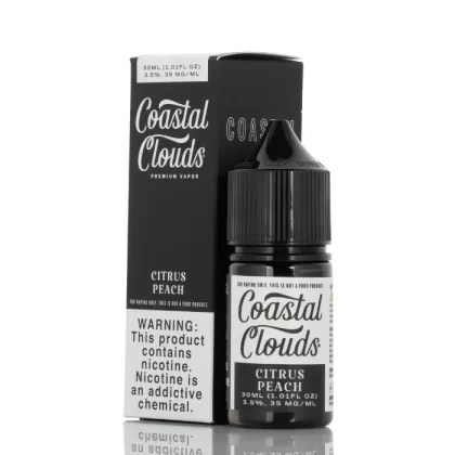 Citrus Peach SALTS – Coastal Clouds Co. – 30mL