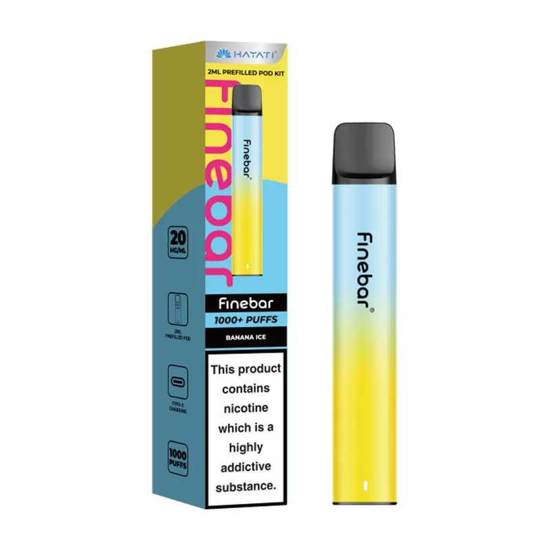 Hayati Finebar Pod Kit - Blue Razz GB - Image 2