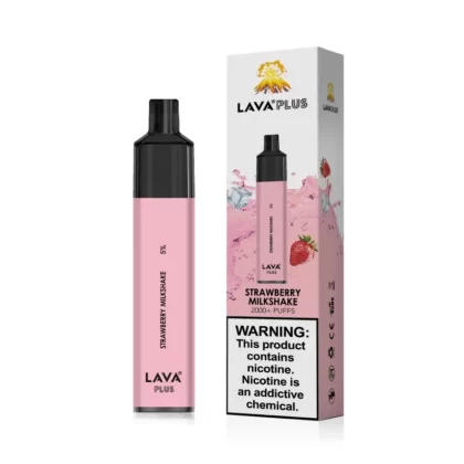 Lava Plus 2600 Puffs Disposable – Strawberry Milkshake