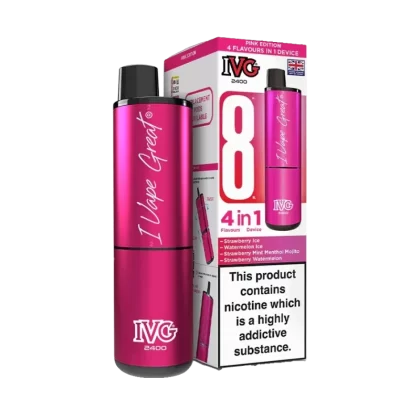 IVG 2400 4-in-1 Pink Edition Vape Kit