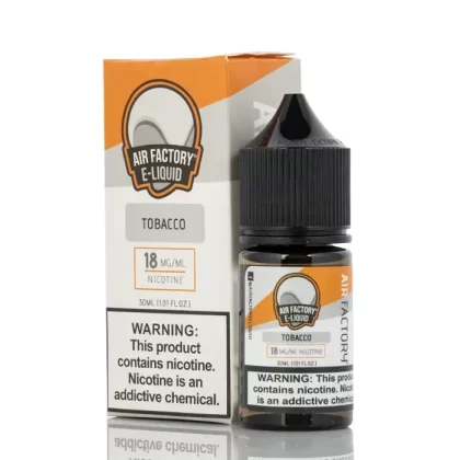 Tobacco – Air Factory SALTS E-Liquids – 30mL