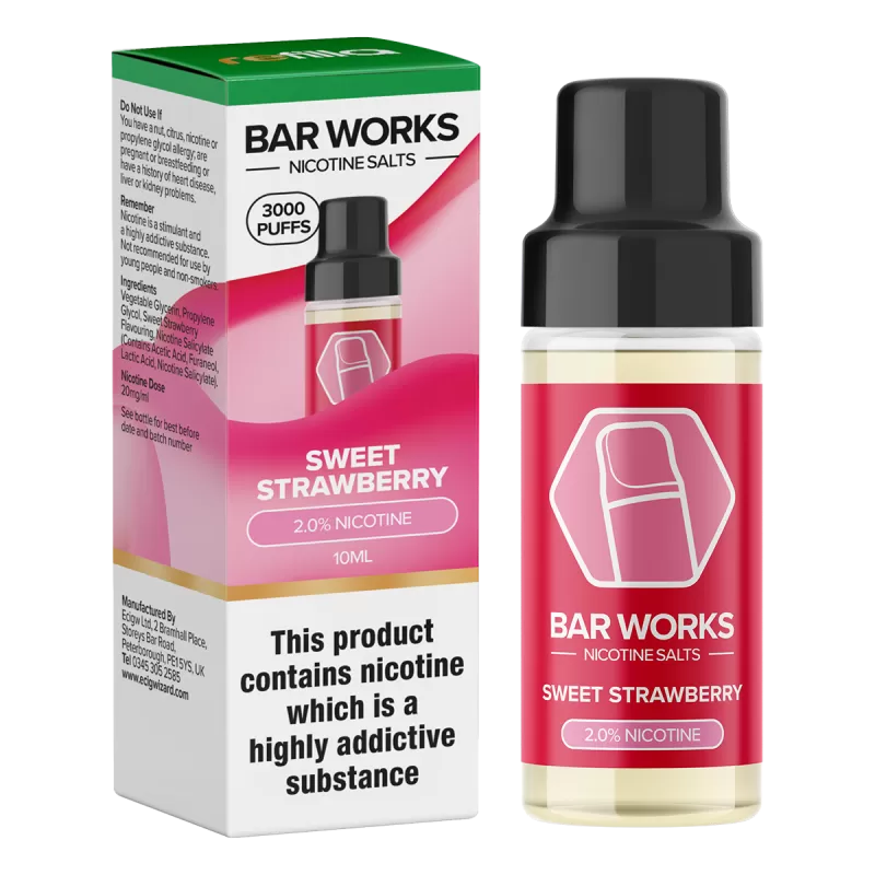 Sweet Strawberry Nic Salt by Refilla - Image 2