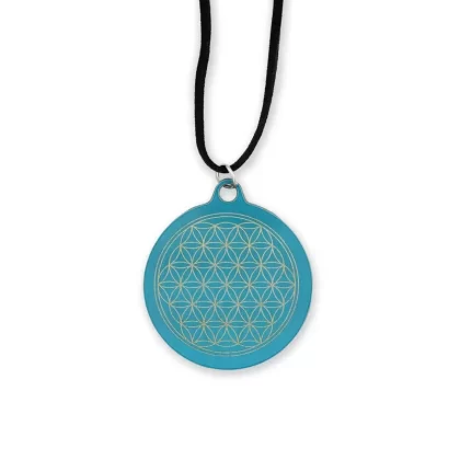 V Syndicate Flower of Life Dabit Necklace - Color#Blue>Red>Black