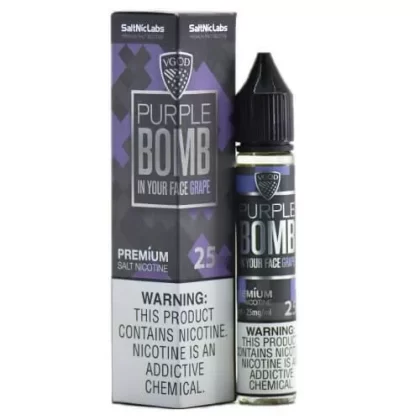 PURPLE BOMB – VGOD SALTNIC – 30ML – (25MG/50MG) - Vape Product, Vape Product