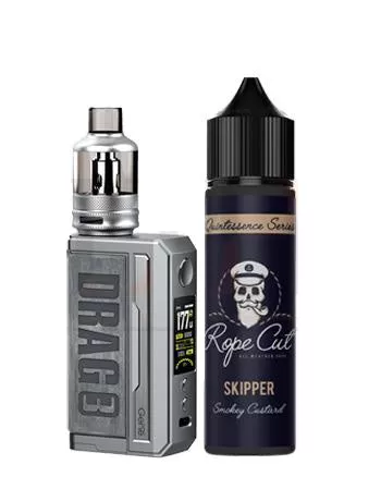 Voopoo Drag 3 Starter Kit - Prussian Blue / Dark Thirty by Rope Cut - Image 3