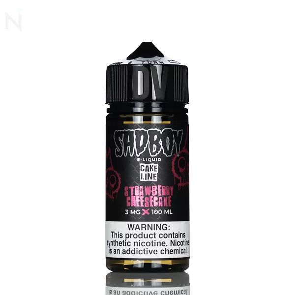 Sadboy E-Liquid - Strawberry Cheesecake - 100ml - Image 2