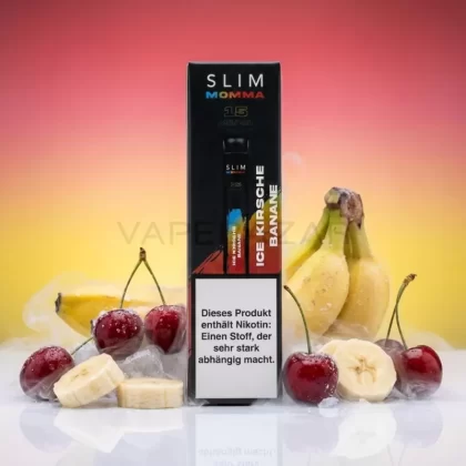 Slim Momma Einweg Vape – Ice Kirsche Banane - Vapebazar