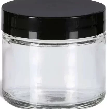 Loud Lock Glass Jar w/lid-2oz - Ejuicewarehouse