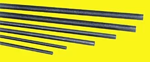 Carbon Rods, Grade 1 Spec-Pure, 1/8" x 12" (3 x 304mm), pkg/12