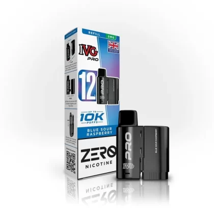 IVG Pro 12 Refill Pods - 0 Nicotine - Pineapple Ice - Box of 5