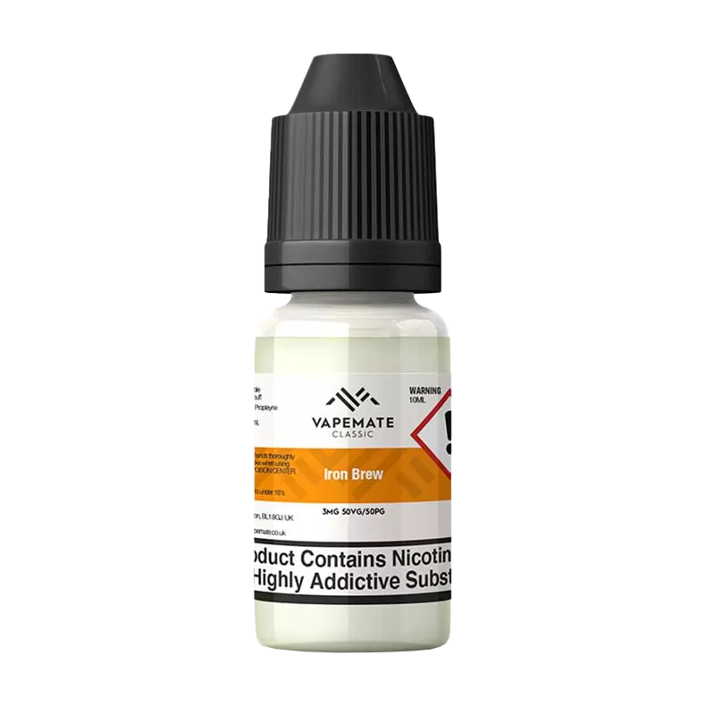 Vapemate Classic Iron Brew 10ml - 18mg (Discontinued) - Vapeshop Co