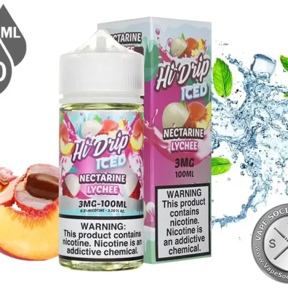 Nectarine Lychee Iced By Hi Drip E-Liquids 100ml