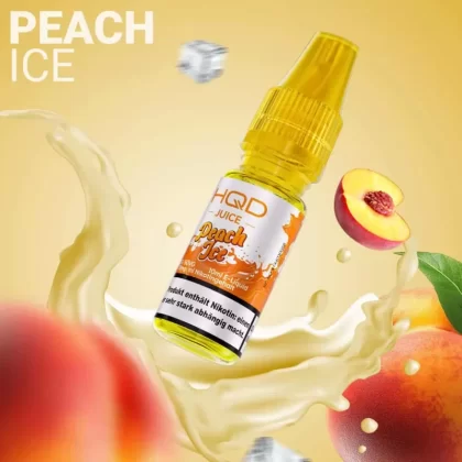 HQD Juice Liquid – Peach Ice – 18 mg/ml Nikotin - HQD Juice / Pfirsich / Ice / 18mg/ml