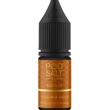 Pod Salt Origin Virginia Gold Nic Salt Vape Juice - Strength 10mg