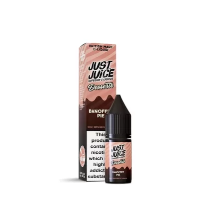 Just Juice Desserts Banoffee Pie 10ml Nic Salt E-Liquid - 5mg