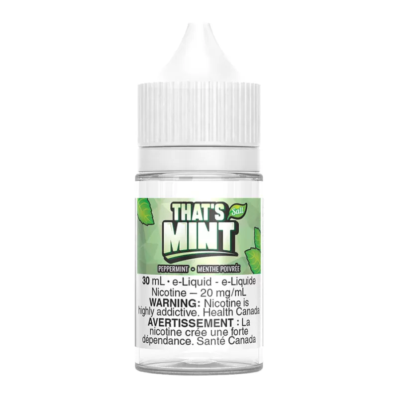 That's Mint Salt-Nic E-Liquid - Peppermint 30ml - 20mg/ml