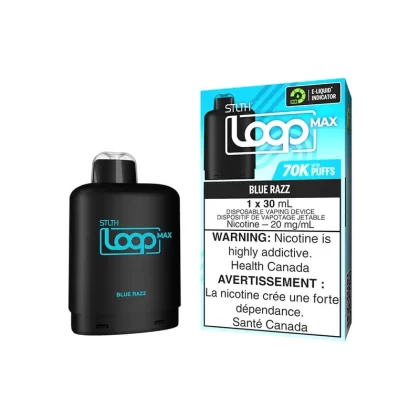 STLTH LOOP MAX POD PACK – BLUE RAZZ