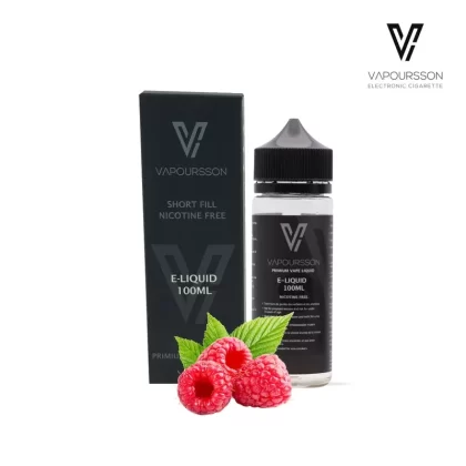 Vapoursson e-Liquid – Raspberry 0mg 100ml Shortfill | Cigee