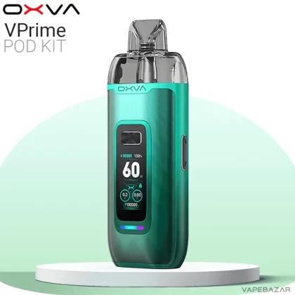 OXVA VPrime Pod Kit – Natural Green - Pod Kit / OXVA / 2600 mAh / max. 60 Watt / 5ml / USB-C