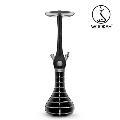 Wookah Mastercut Striped Black Nox - Edelstahl / Holz / Wookah