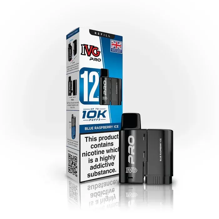IVG Pro Refill 10mg Blue Raspberry Ice