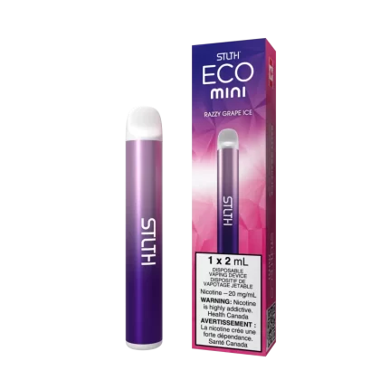 STLTH ECO MINI - Razzy Grape Ice - 20 mg/mL (wholeseller) - Excise ON, 20 mg/mL (wholeseller) - Excise FED