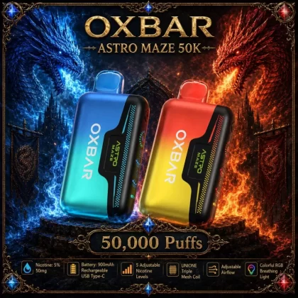 OXBAR Astro Maze 50K - Kiberry Chew (WHT Series)
