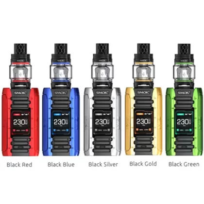 SMOK E-Priv 230W TC Starter Kit With TFV12 Prince Tank (8ML) - Black and Gold